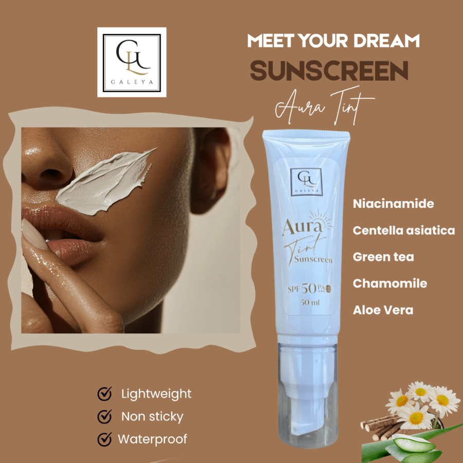Radiant Glow Sunscreen SPF 50 PA+++ - GALEYA LLC
